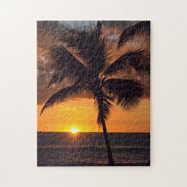 Hawaiian Sunset - 11x14 - 252 pc Jigsaw Puzzle (Vertical)