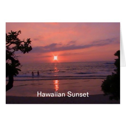 Hawaiian Sunset Cards (Front Horizontal)