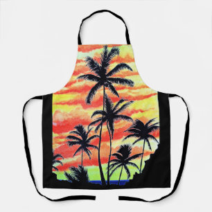 Hawaiian Sunset Coco Palms Apron