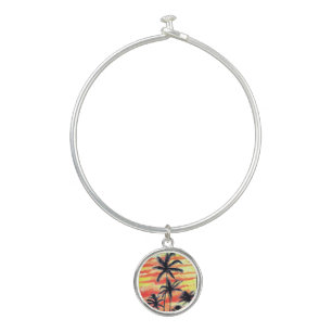 Hawaiian Sunset Coco Palms Bangle Bracelet