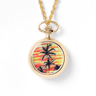 Hawaiian Sunset Coco Palms Watch