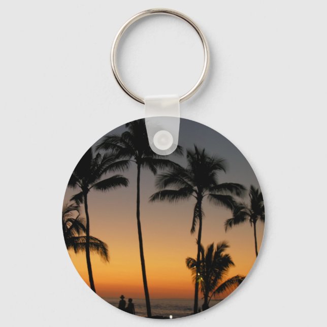 Hawaiian Sunset Keychain (Front)
