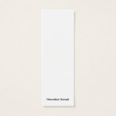 Hawaiian Sunset Mini Bookmarks (Back)