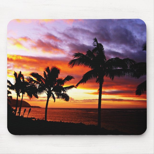 Hawaiian sunset mouse pad (Front)