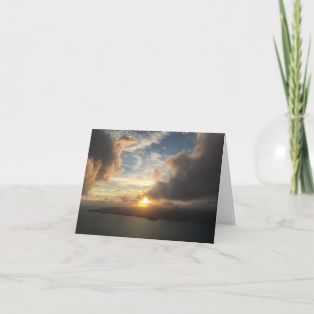 hawaiian sunset notecard (Front)
