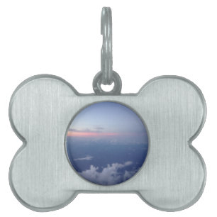 Hawaiian sunset pet tag