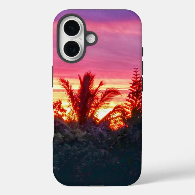 Hawaiian Sunset Phone Case (Back)