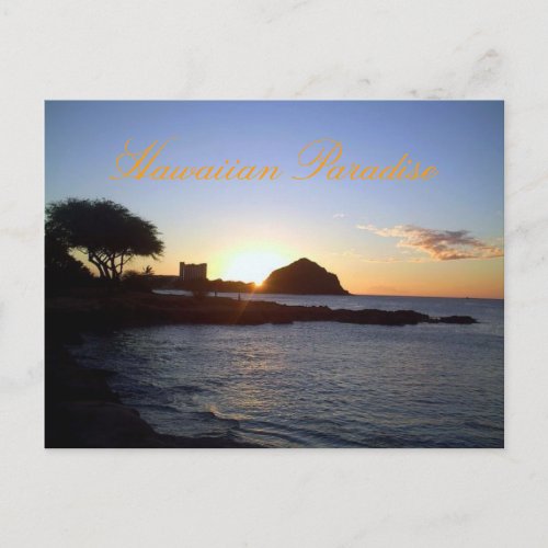 Hawaiian Sunset Postcard