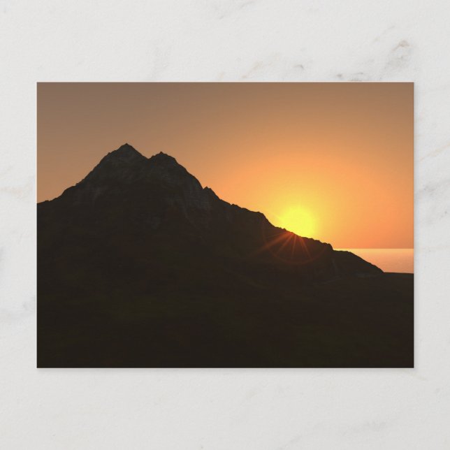 "Hawaiian Sunset" Postcard (Front)