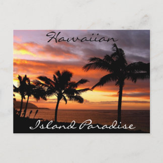 Hawaiian Sunset Postcard