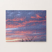 Hawaiian Sunset Sky Challenging Jigsaw Puzzle