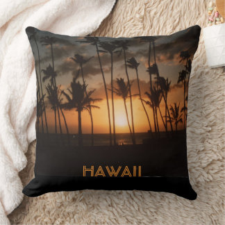 Hawaiian Sunset Throw Pillow