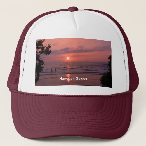 Hawaiian Sunset Trucker Hat