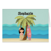 Hawaiian Surfer Girl (Front Horizontal)