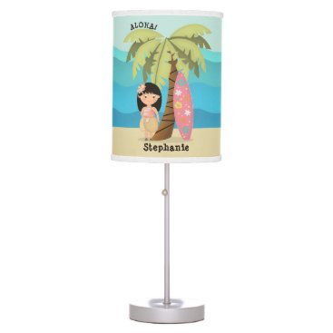 Hawaiian Surfer Girl Desk Lamp Hawaiian Surfer Girl Desk Lamp