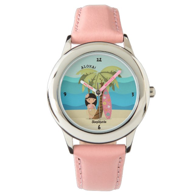 Hawaiian Surfer Girl Watch (Front)