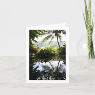 Hawaiian Sympathy Thank You from the Family