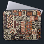Hawaiian Tapa: Tribal Patchwork Laptop Sleeve<br><div class="desc">Hawaiian style tapa tribal fabric abstract patchwork vintage Vintage pattern
Get a taste of Hawaiian style with this abstract tribal fabric pattern.
Get groovy with Hawaiian style tribal fabric patterns!
pattern,  ethnic,  tribal,  fabric,  illustration,  hawaiian,  patchwork,  decor,  floral,  polynesian,  vintage,  tapa,  texture,  samoa,  cloth,  hawaii,  island,  tattoo,  quilt,  pacific</div>