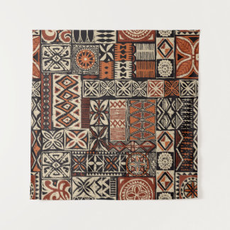 Hawaiian Tapa: Tribal Patchwork Tapestry