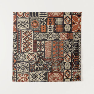 Hawaiian Tapa: Tribal Patchwork Tapestry