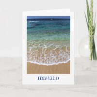 Hawaiian Thank You card