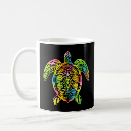 Hawaiian Tie Dye Sea Turtle Hawaii for men and wom Coffee Mug