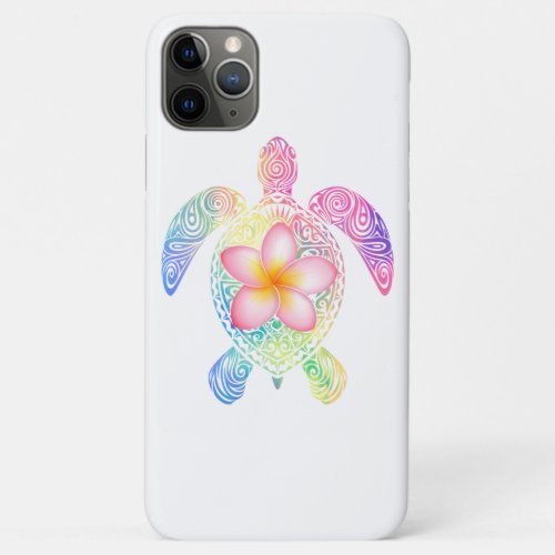 Hawaiian Tie Dye Sea Turtle T_shirt iPhone 11 Pro Max Case
