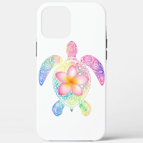 Hawaiian Tie Dye Sea Turtle T_shirt iPhone 12 Pro Max Case
