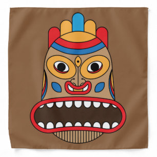 Hawaiian Tiki Bandana