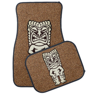 Hawaiian Tiki God Car Floor Mat