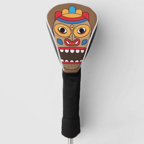 hawaiian tiki golf head cover