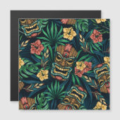 Hawaiian Tiki Mask Tropical Pattern (Front/Back)