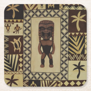 Hawaiian Tiki n Tapa Tiki bar coasters