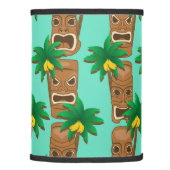 Hawaiian Tiki Repeat Pattern Lamp Shade (Right)