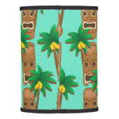 Hawaiian Tiki Repeat Pattern Lamp Shade (Back)