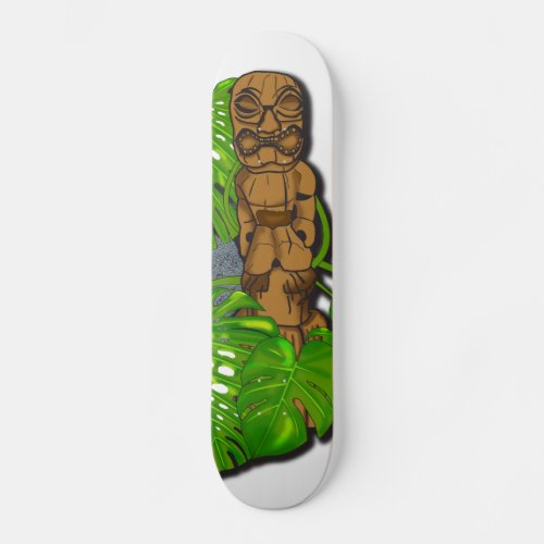 Hawaiian Tiki Skateboard
