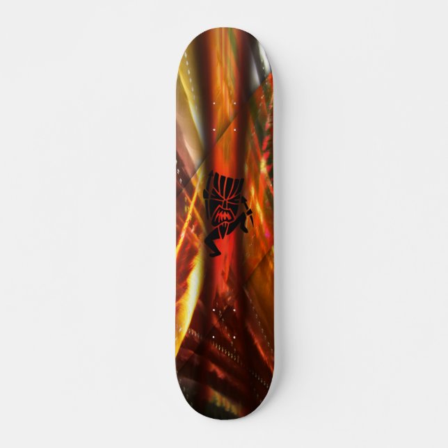Hawaiian Tiki Skateboard Design (Front)