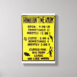 Hawaiian Time Hours Open Closed Sign Island Time at Zazzle