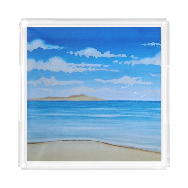 Hawaiian Tradewinds Acrylic Tray (Front)