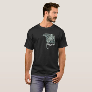 Hawaiian Tribal Manta Ray T-Shirt