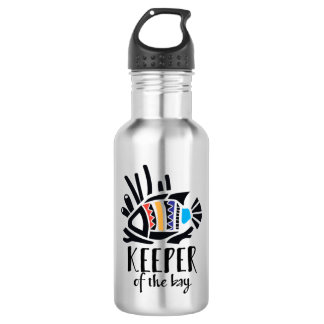 Hawaiian Triggerfish Keeper of the Bay Stainless Steel Water Bottle