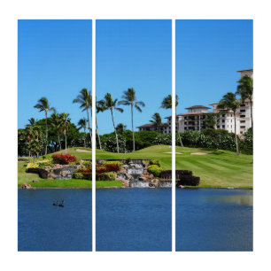 Hawaiian Triptych Wall Art