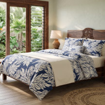Hawaiian Tropical breadfruit ulu in indigo