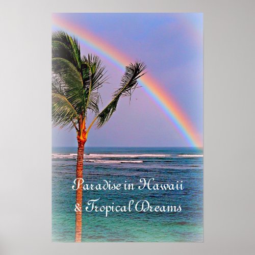 Hawaiian Tropical dreams Poster