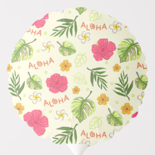 Hawaiian Tropical Floral Hibiscus Balloon