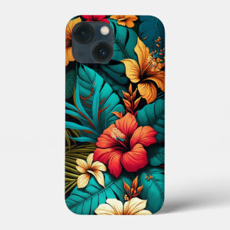 Hawaiian Tropical Flower Floral Exotic iPhone Case