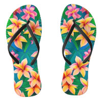 Hawaiian Tropical Flower Pattern 