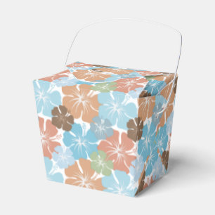 Hawaiian Tropical Hibiscus Flowers Favor Boxes