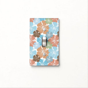 Hawaiian Tropical Hibiscus Flowers Light Switch Cover
