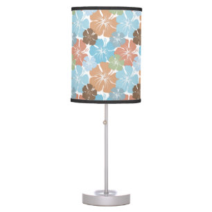 Hawaiian Tropical Hibiscus Flowers Table Lamp